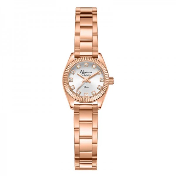 Alexandre Christie AC 2C18 Rosegold White LHFRGSL Mini Size